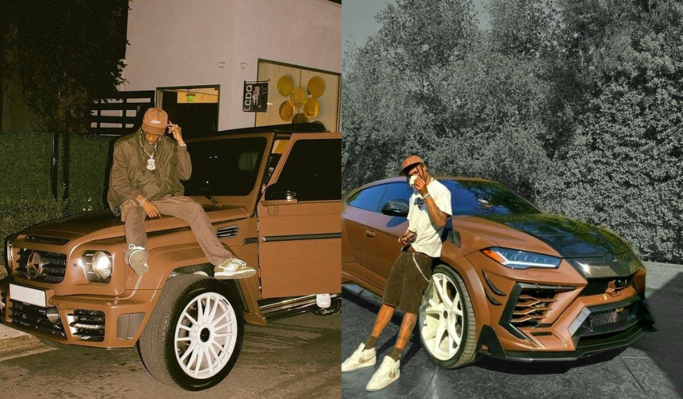 Excentricidad sobre ruedas: El garaje 'chocolate' de Travis Scott que rompió el internet