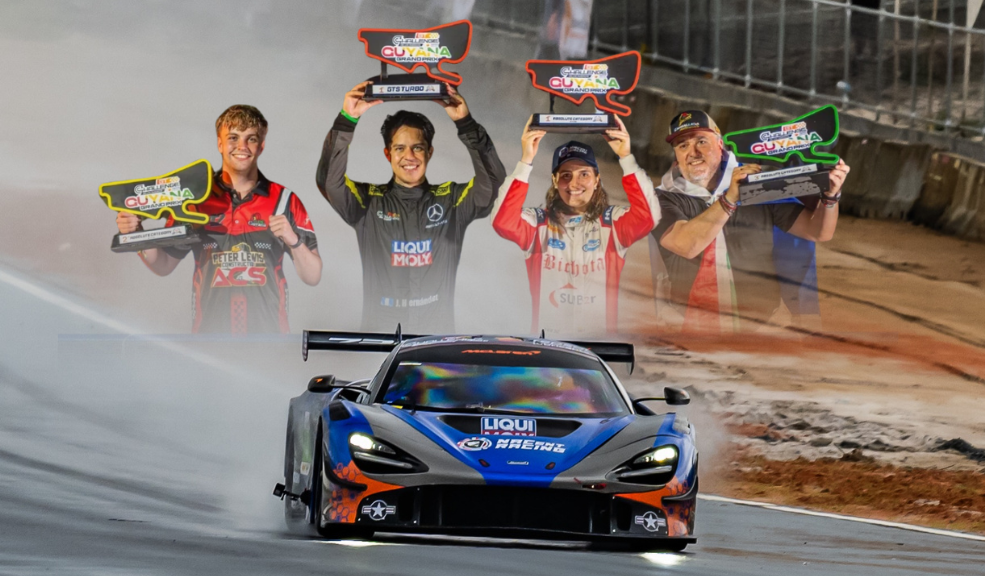 Tras superar una falla mecánica de última hora en su auto principal, Tatiana Calderón de la Escudería Telmex dominó a bordo de un exclusivo McLaren 720S GT3X.