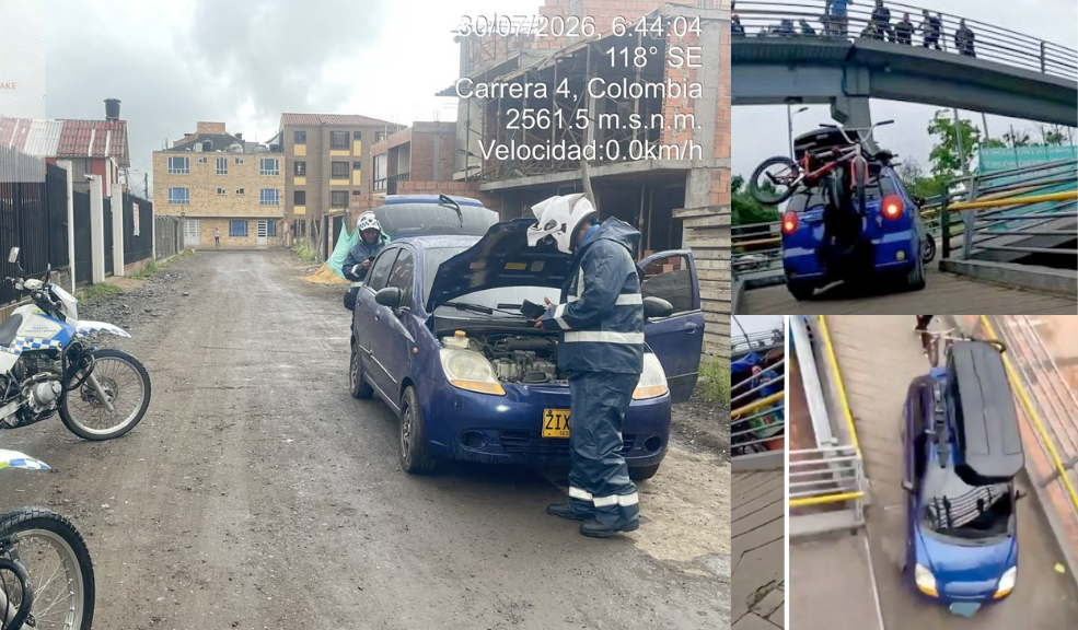 Las autoridades inmovilizaron el polémico Chevrolet Spark azul en Cajicá tras acumular varias multas de tránsito e invadir zonas exclusivas para peatones en la capital.