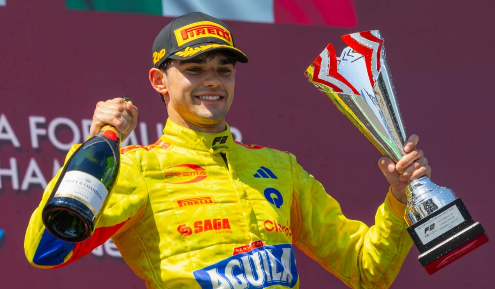 Sebastián Montoya vuelve al podio de la F2 con un segundo lugar en Austria