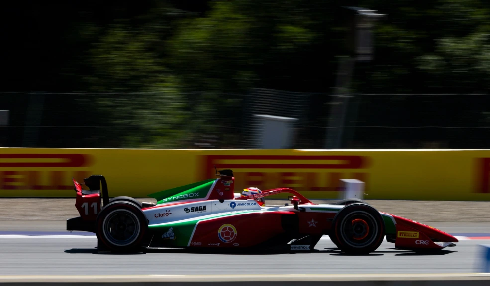 Sebastián Montoya vuelve al podio de la F2 con un segundo lugar en Austria