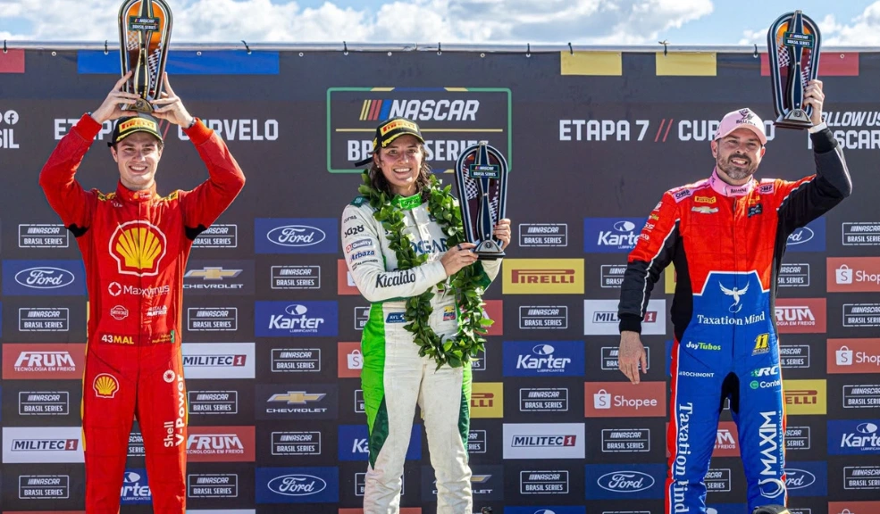 Tatiana Calderón hace historia: primera mujer en ganar una carrera de NASCAR Brasil