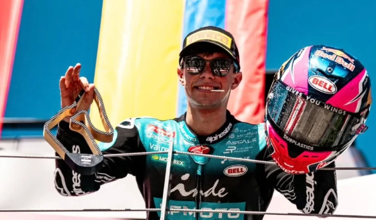 David Alonso ahora es cuarto en la general: tuvo nuevo podio en el GP de Austria